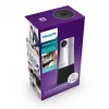 Philips PSE0550 SmartMeeting portatīva 4K kamera videozvaniem ar iebūvētu mikrofonu, 30 kadri/s, USB, melnā un sudraba krāsā