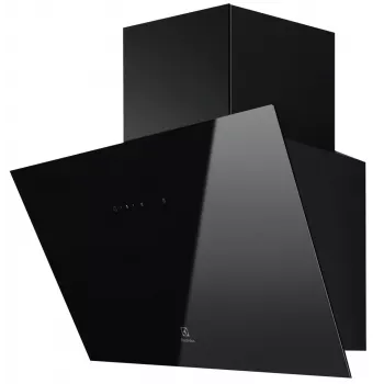 Sienas nosūcējs Electrolux LFV626K, melns, 598×396 mm, 615 m³/h recirkulācija, 62 dB, oglekļa filtrs