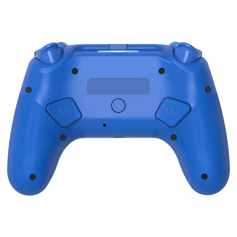 Bezvadu LED kontrolieris SUBSONIC SA5639-3 PS4 un PC, zils bezvadu spēļu panelis