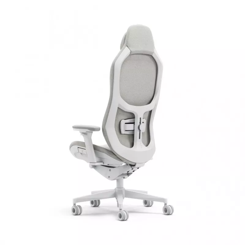 Fractal Design FD-CH-RE1F-02 spēļu krēsls ar polsterētu sēdekli, balts