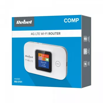 Rebel RB-0701 bezvadu maršrutētājs vienas joslas (2.4 GHz) 3G 4G