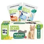 Slapjā barība kaķiem animal island Everyday Tītars un Baltās zivs filejas buljonā, 40 x 85 g, pieaugušiem, bezgraudu, maisiņi