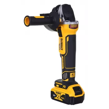 DeWALT DCK2080P2T-QW kombinētais bezvadu instrumentu komplekts — 18V Li-Ion 5Ah (2x), DCG405 slīpmašīna, urbjmašīna/skrūvgriezis, M14 slīpēšanas disks, transportēšanas kaste