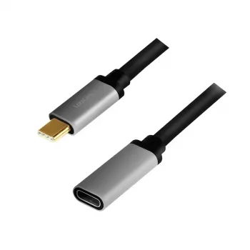 LogiLink USB 3.2 Gen 2 kabelis CUA0105 0.5m USB-C melns pelēks