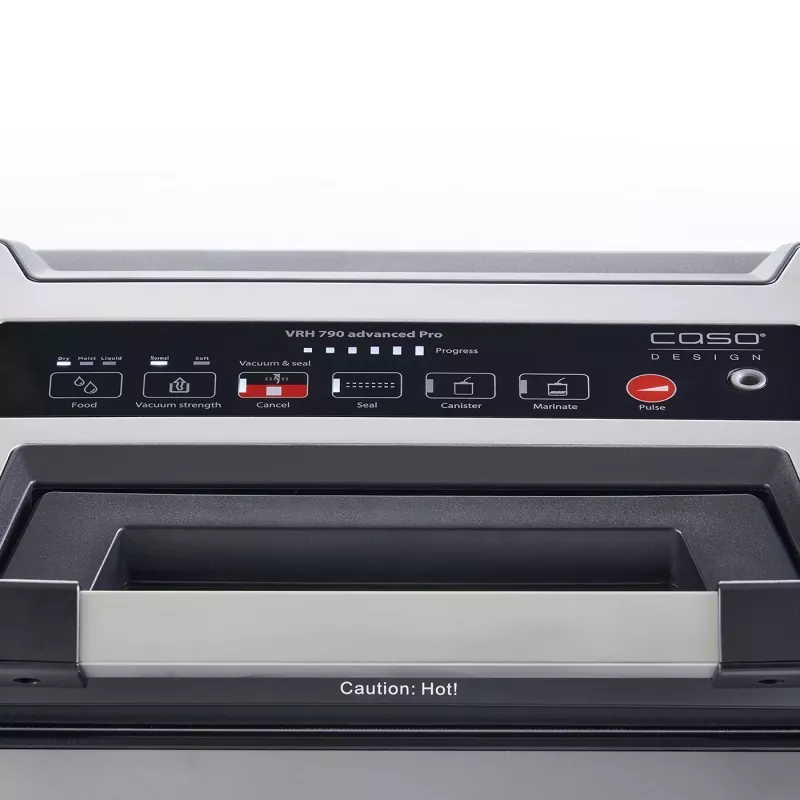 Vakuuma iepakošanas iekārta Caso VRH 790 Advanced Pro 130 W ar temperatūras kontroli