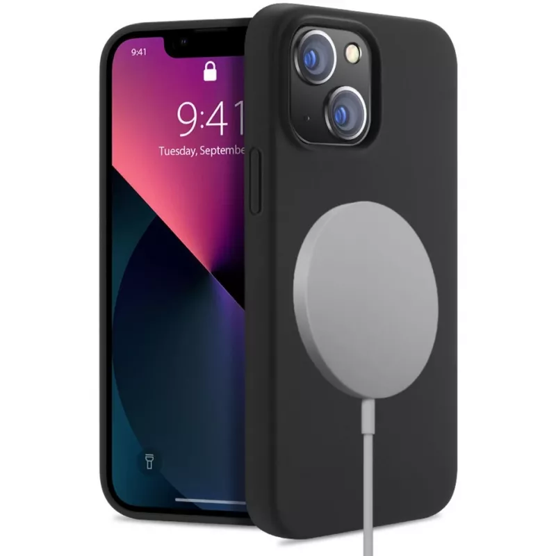 StyleShell Shock, telefona maciņš Melns, iPhone 16 Plus, saderīgs ar MagSafe