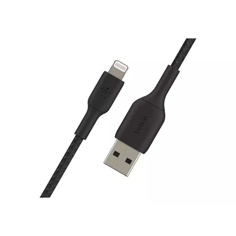 Belkin CAA002BT2MBK Lightning kabelis 2 m Melns