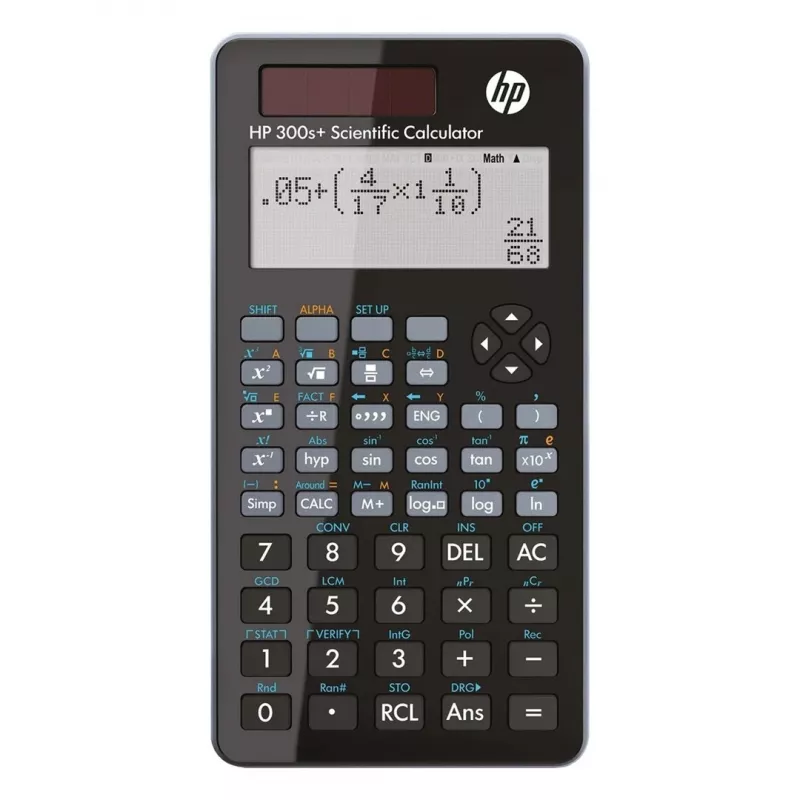 HP Zinātniskais kalkulators HP 300SPLUS/INT BX, 315 funkcijas, 155x84x20mm, melns