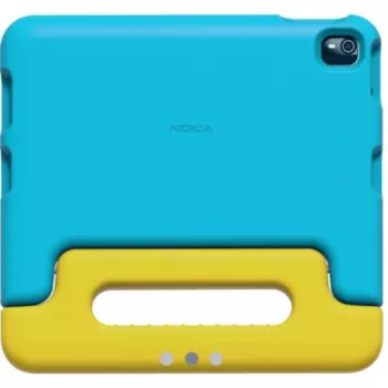 Nokia Tab T10 Bērnu aizsargmaciņš dzelteni ciāns EU (NT10-KIDSCOVER-CYN)