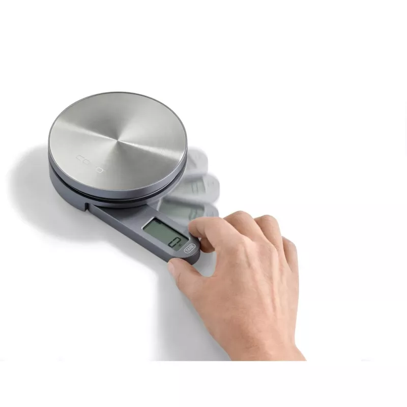 Caso Kitchen EcoMate virtuves svari, 5 kg, 1 g, LCD, nerūsējošais tērauds
