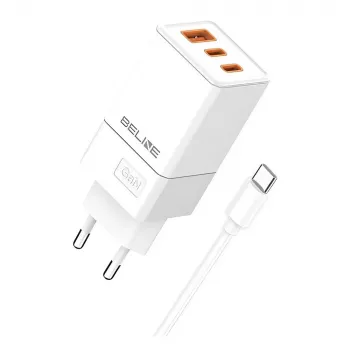 Lādētājs Beline BELI02751 65W 2×USB-C + USB-A