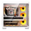 Datora korpuss Darkflash C280 (balts) ar 7 dzesēšanas ventilatoriem