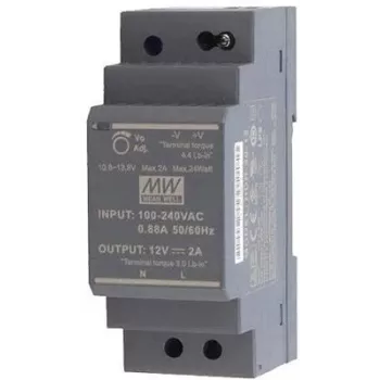 Sprieguma transformators MEAN WELL HDR-30-12 12V 30W