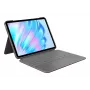 Logitech Combo Touch tastatūras maciņš iPad Air 11 inch (M2) — pelēks