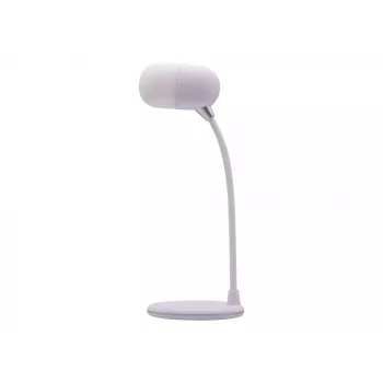 Terratec Charge AIR Light & Sound - galda lampa ar bezvadu lādētāju un skaļruni