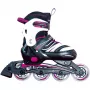 Verstellbare Kinderinliner Gr. 29-32, Inline-Skates pink/schwarz