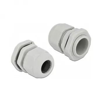 Kabeļa uzmava DeLOCK 60219 Pelēka Plastmasa 10 gab.