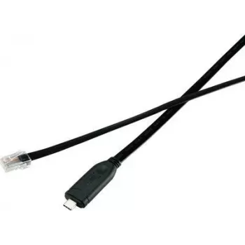 Renkforce RF-4379722 Kabeļa interfeisa/dzimuma adapteris USB Type-C uz RJ-45 Melns