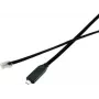 Renkforce RF-4379722 Kabeļa interfeisa/dzimuma adapteris USB Type-C uz RJ-45 Melns