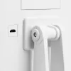 Brīvi stāvošs grima spogulis Girmi BE04 — taisnstūrveida, 1× palielinājums, balts LED, USB/4×AA, 180° rotācija
