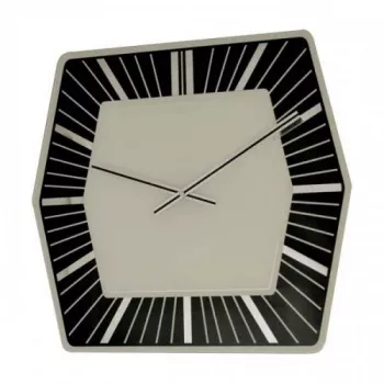 NeXtime Hexagon sienas pulkstenis 8128zw, 43x43 cm, balts