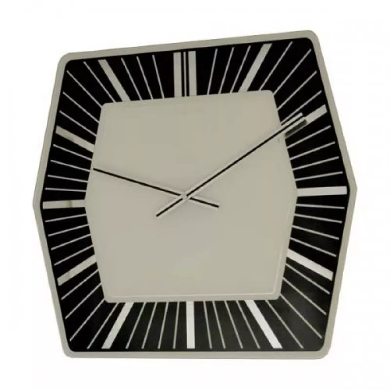 NeXtime Hexagon sienas pulkstenis 8128zw, 43x43 cm, balts
