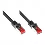 Tīkla kabelis Alcasa 15m RJ-45 Cat6 Melns S/FTP