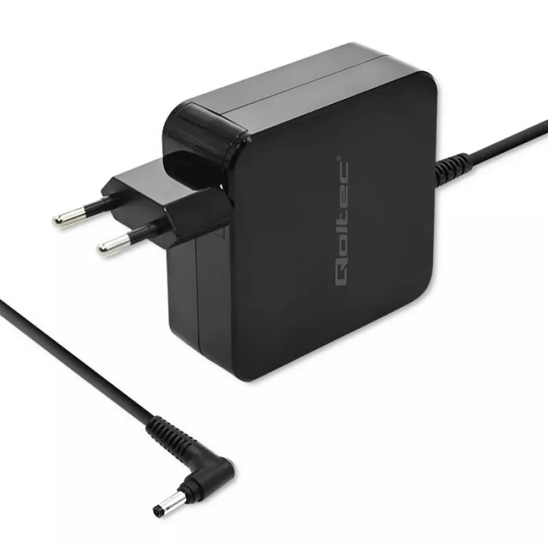 Qoltec 51745 tīkla adapteris/invertors iekštelpām 65 W Melns