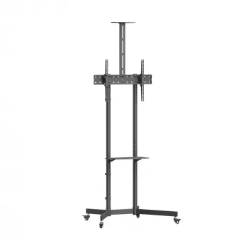 SBOX grīdas statīvs FS-401-2 37–70 collu displejiem, slodze 45 kg, plāksne 600×400 mm