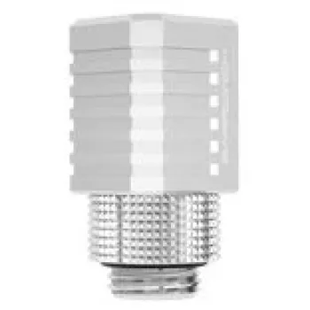 Barrow 90° Adapteris G1/4 IE uz G1/4 IE, modelis FBFTWT90-V2 S, sudraba, rotējošs savienotājs šķidruma dzesēšanai