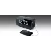 Modinātājs ar radio Muse M-192 CR — digitālais pulkstenis, FM uztvērējs, 1,8 collu LED displejs, melns koks, AC 100–240V, AAA rezerves