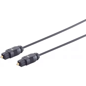 Audio optiskais kabelis S/CONN 69002-15 15m TOSLINK Melns
