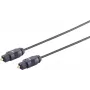 Audio optiskais kabelis S/CONN 69002-15 15m TOSLINK Melns
