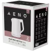 AENO Elektriskā tējkanna EK2: 1850-2200W, 1,5L, Strix, dubultās sienas, neuzkarsējošs korpuss, automātiska izslēgšanās, aizsardzība pret sauso vārīšanu