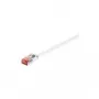 Wentronic Goobay CAT 6 plakanais patch kabelis, U/FTP, balts, 1 m – vara dzīslas (94915)