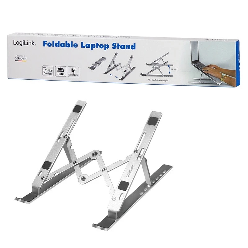 Piezīmjdatora statīvs LogiLink AA0134 Sudrabs 40,6 cm (16 collas)