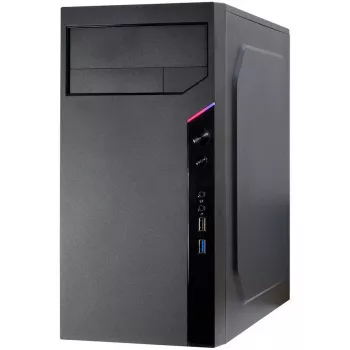 Korpuss INTER-TECH IT-6505 Reto, Micro Tower, 1x USB 3.0, 1x USB 2.0, barošanas bloks nav iekļauts