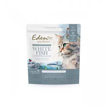 EDEN White Fish with Herring Caviar - sausā kaķu barība - 1,5 kg