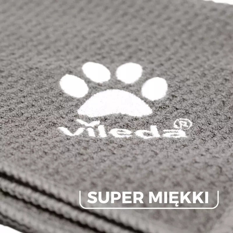 VILEDA Pet Wipes 172650 450x700 mm, poliestera, mazgājams, pelēks