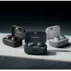 SENNHEISER Momentum MTW4 Bezvadu Bluetooth trokšņu slāpējošas sporta austiņas - Balts & Sudrabs