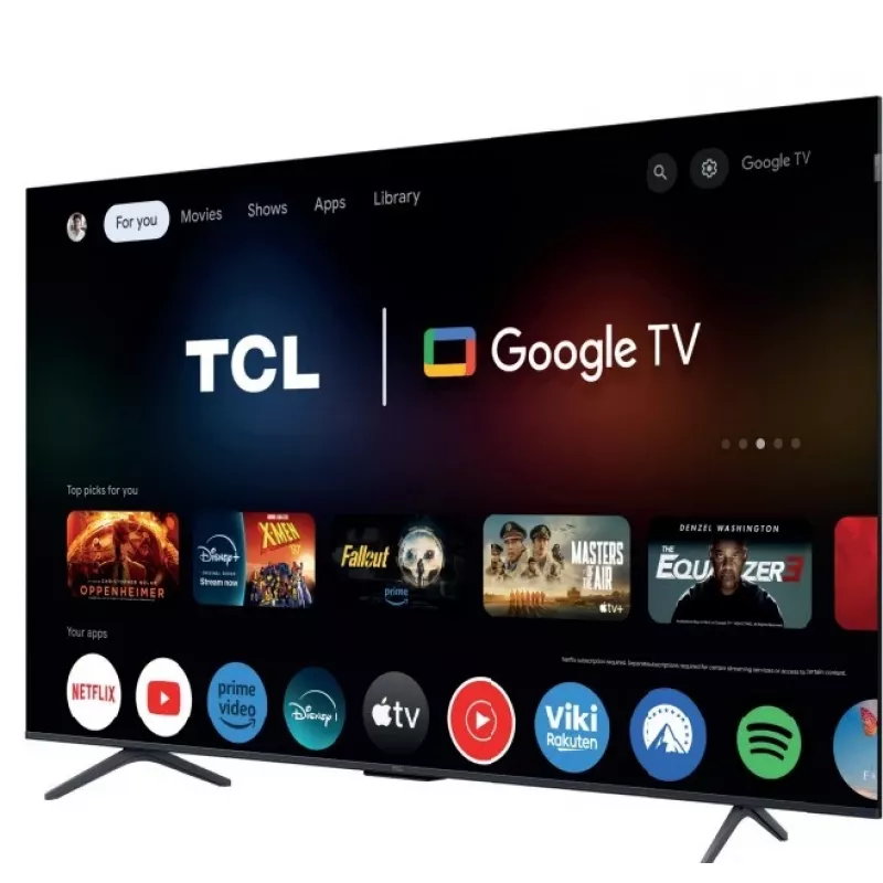 Televizors TCL 75P81K 75 collu QLED 4K displejs, Energoefektivitātes klase F