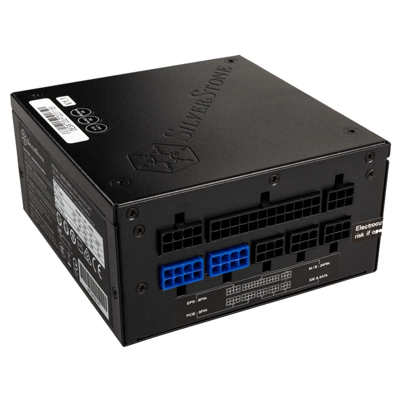SilverStone SFX Series SX700-LPT V1.1 barošanas bloks (iekšējais) – 700W, 80 PLUS Platinum, SFX-L, melns