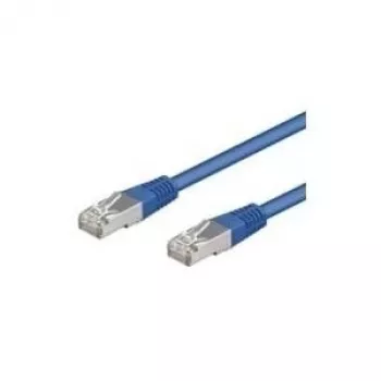 Wentronic Goobay CAT 5e Patch Kabelis, SF/UTP, Zils, 3 m - CCA Vara Maisījums (68056)