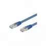 Wentronic Goobay CAT 5e Patch Kabelis, SF/UTP, Zils, 3 m - CCA Vara Maisījums (68056)
