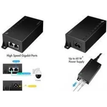 LogiLink POE007 PoE injektors 10/100/1000 Mbit/s IEEE 802.3bt, IEEE802.3af (15.4 W), IEEE802.3at (30 W)