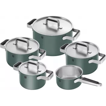 Katlu komplekts ZWILLING PURE 5-daļīgs nerūsējošais tērauds, indukcijai (MPN 1028854)