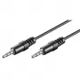 Audio kabelis Goobay 51659 2,5 m 3,5 mm Melns