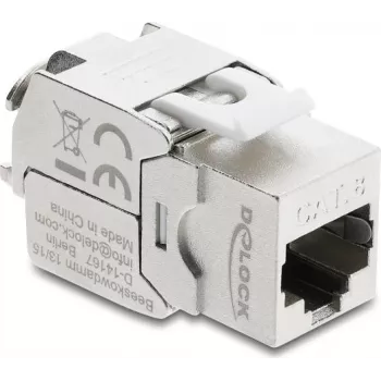 Keystone RJ45 Ligzda uz LSA Delock 90715 Cat.8.1 Ekranēts Bezinstrumentu