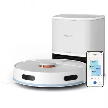 Robotputekļsūcējs Philips XU2100/25 0.38 L putekļu maiss, apaļš ABS korpuss