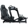 Sacensību stila atpakaļatgāzts sēdeklis Next Level Racing ERS3 Elite Premium — melns PU āda